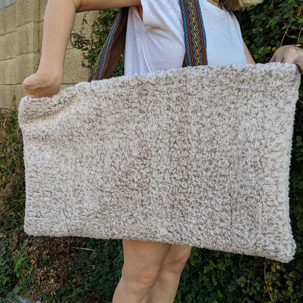 Oversized Plush Tote